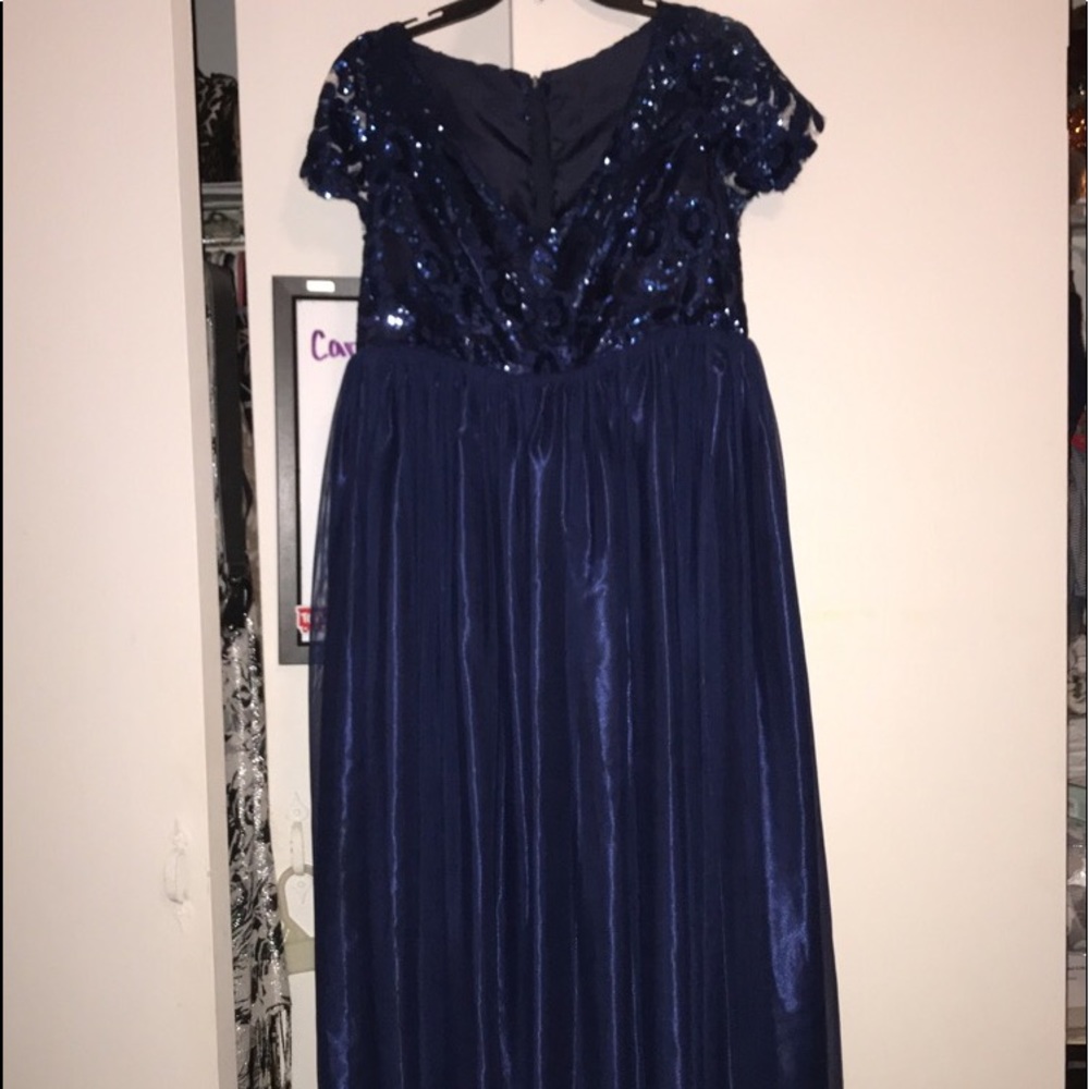 Custom sequin maternity dress